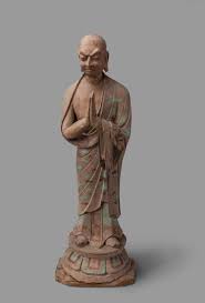 Kasyapa, Pupil of Buddha: Dunhuang 8th – 9th century AD Loess, clay, wood, paint 